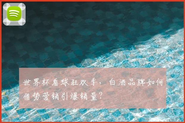 世界杯看球狂欢季,白酒品牌如何借势营销引爆销量?