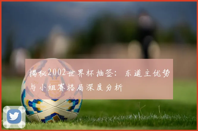 揭秘2002世界杯抽签:东道主优势与小组赛格局深度分析
