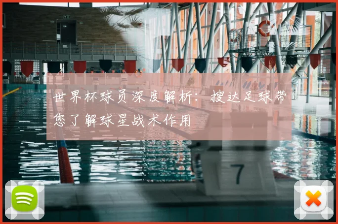 世界杯球员深度解析:搜达足球带您了解球星战术作用